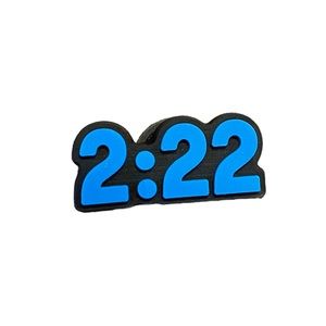 2:22 Croc Charm